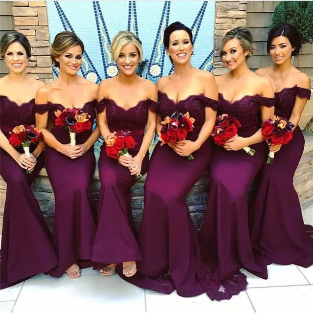 Purple Bridesmaid Dresses