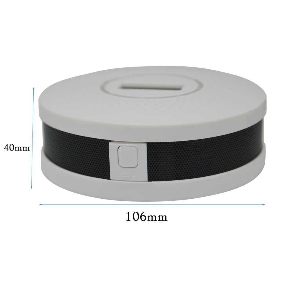 1 PCS Ceiling Standalone Carbon Monoxide and Smoke Combine Detector LCD display screen Fire CO alarm sensor Home security posion