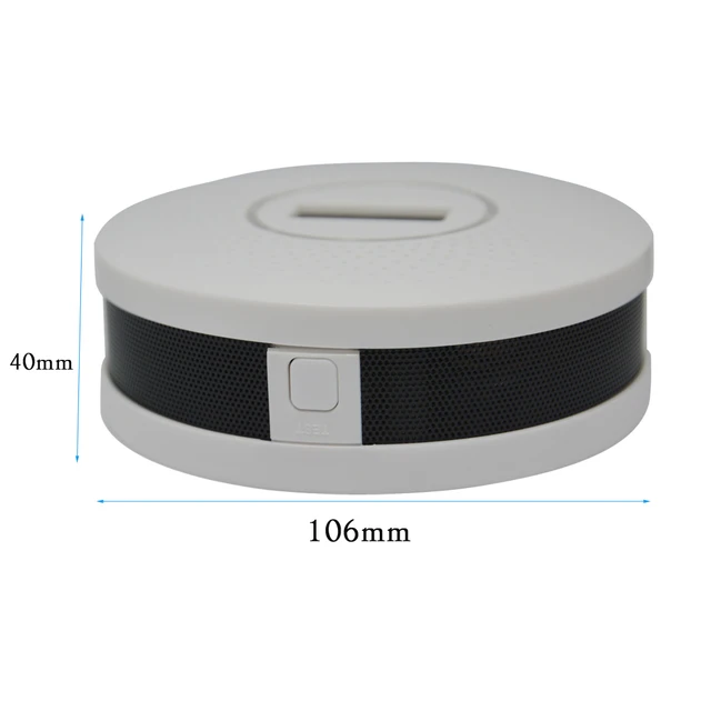1 PCS Ceiling Standalone Carbon Monoxide and Smoke Combine Detector LCD display screen Fire CO alarm sensor Home security posion