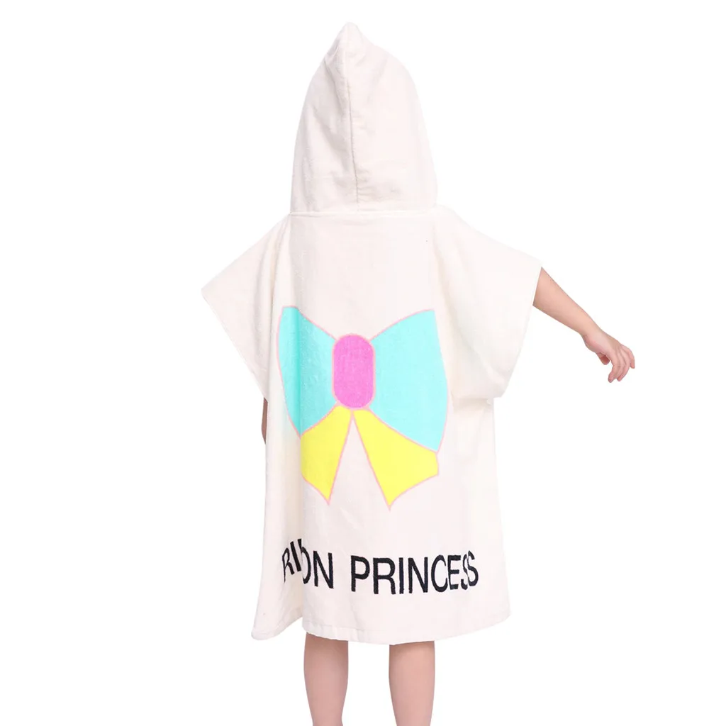 Infant baby poncho towel hooded beach towels for kid Bathrobe Pajamas Cartoon Animals baby hooded bath towel Child baby bath set