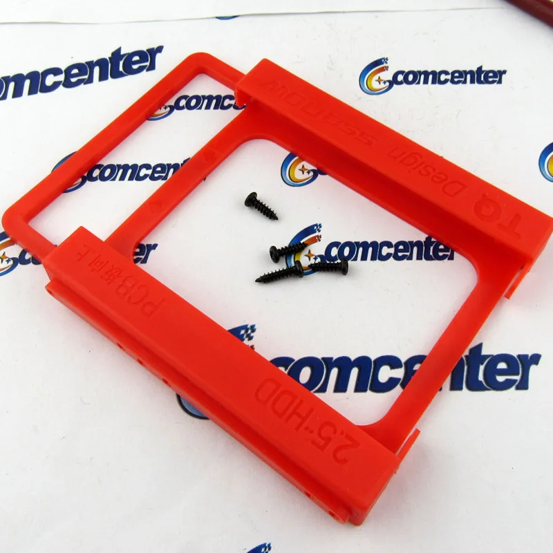 10 шт./лот пластиковый лоток для 2," до 3,5" SSD HDD кронштейн держатель лоток Caddy Bay адаптер