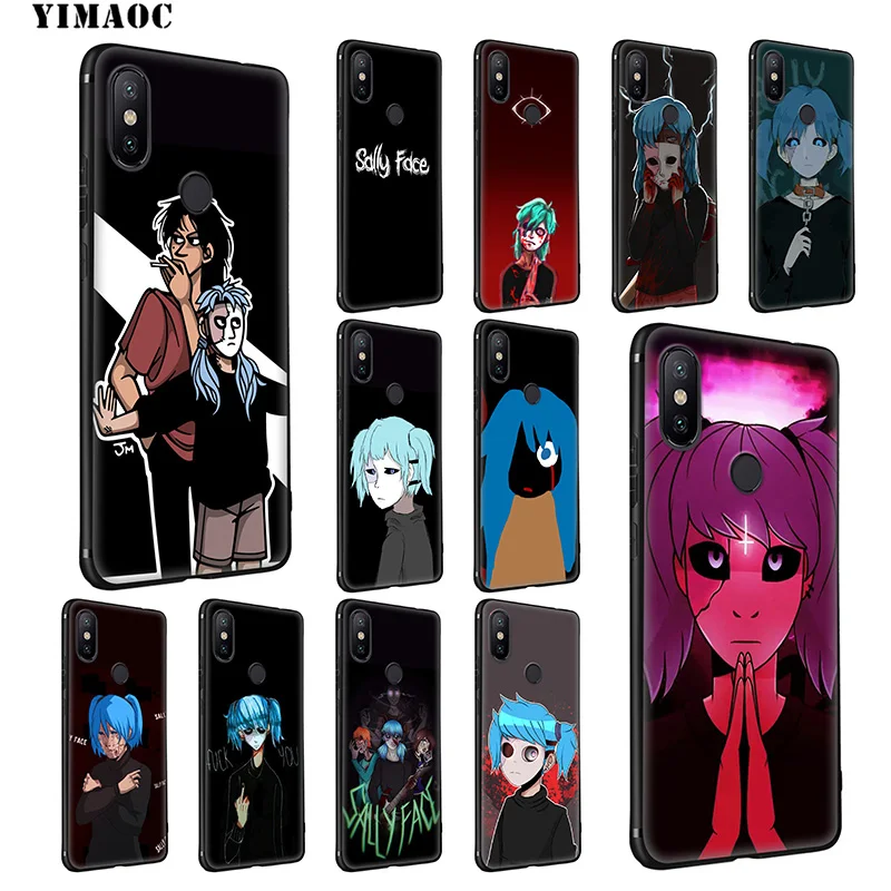 

YIMAOC Sally Face Game Soft Silicone Case for Xiaomi Redmi 7A Note 7 6 6A 5 4 4X 4A 5A 5 S2 Plus K20 Pro Lite