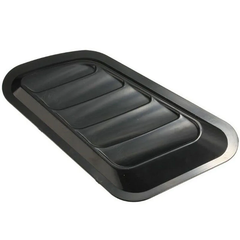 

Mayitr 2pcs Car Styling Air Flow Fender Intake Hood Scoop Turbo Bonnet Vent Cover Decorative Stickers High Quality ABS Plastic