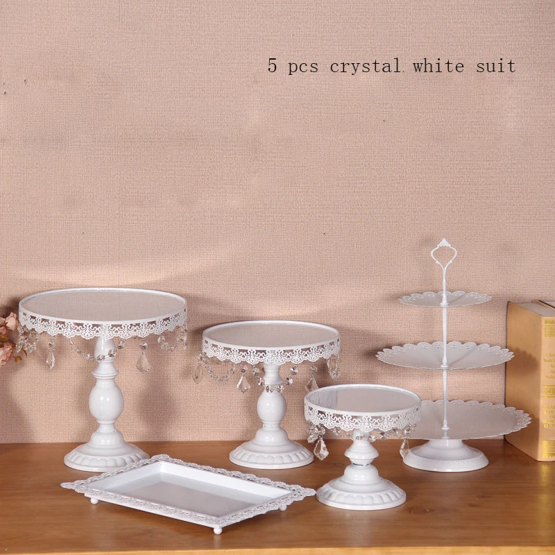 

5 pieces cupcake stand White wedding party cupcake stand display plate for wedding decoration/dinner/party baking tool