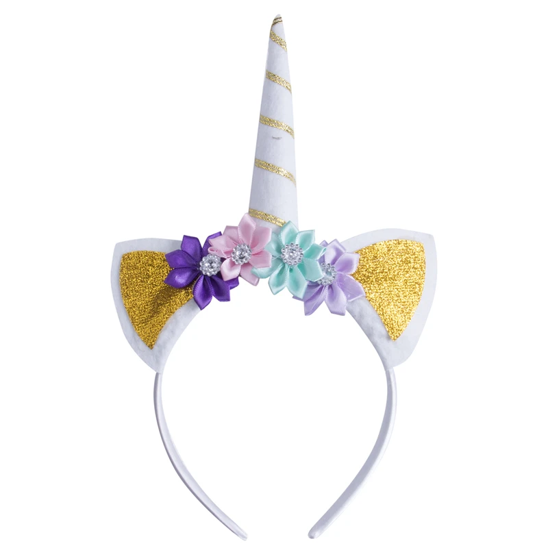 

2styles Magical Unicorn Horn Head Party Kids Baby Giril Headband Fancy Dress Decorative Gifts