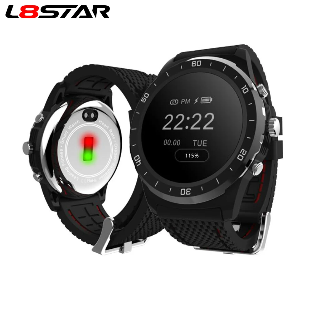 L8STAR Fiton Smart Wristband Measure Blood Oxygen HRV Heart Rate Smart Watch Sport Waterproof Sleep Activity Tracker Band