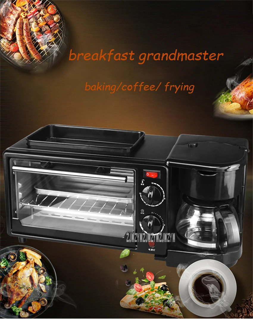 KZC-9L-K Завтрак машина бытовая печь Завтрак машина многофункциональный Кофе жареные хлеб с яйцом автомат для приготовления пиццы