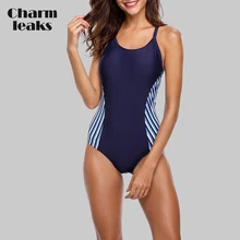 Charmleaks One Piece Women Sports Swimwear Sports Swimsuit Backless Beachwear Bathing Suit Stripe Monikini Bikini Charmleaks One Piece Women Sports Swimwear Sports Swimsuit Backless Beachwear Bathing Suit Stripe Monikini Bikini