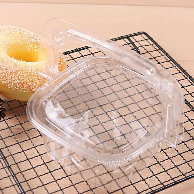 アイス出品 アイスクリーム用の透明なプラスチック容器,クリームボックス