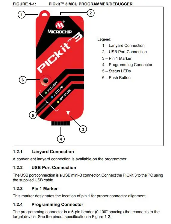 1 шт. x PG164130 аппаратные отладчики PICkit 3 в цепи отладчик не клон