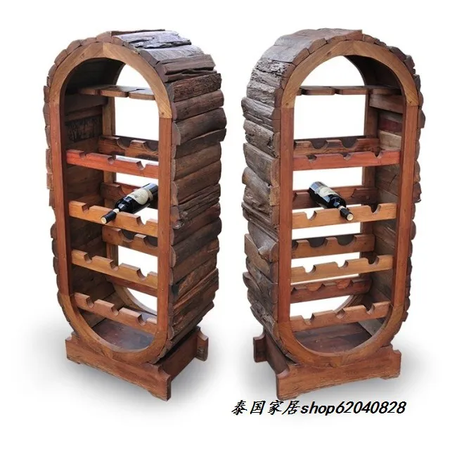 Características hechos a mano artesanías casa de madera de teca bar del