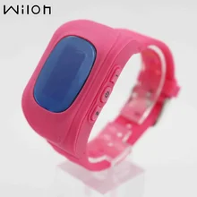 2018 New GPS Tracker Watch For Kids SOS Emergency Anti Lost Bracelet Wristband Wearable Devices LCD screen Smartphone App Q50