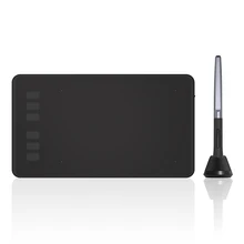 Cheaper HUION H640P 6 x 4 inch Ultralight Digital Tablets Graphics Drawing Pen Tablet with Battery-Free 8192 Levels Passive Pen for OSU