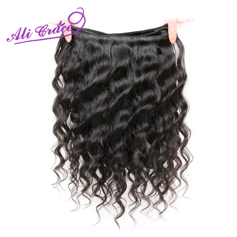 Ali Grace волосы перуанские волнистые волосы волнистые волосы remy двойной машинный Уток человеческие волосы Пряди 10-28 дюймов