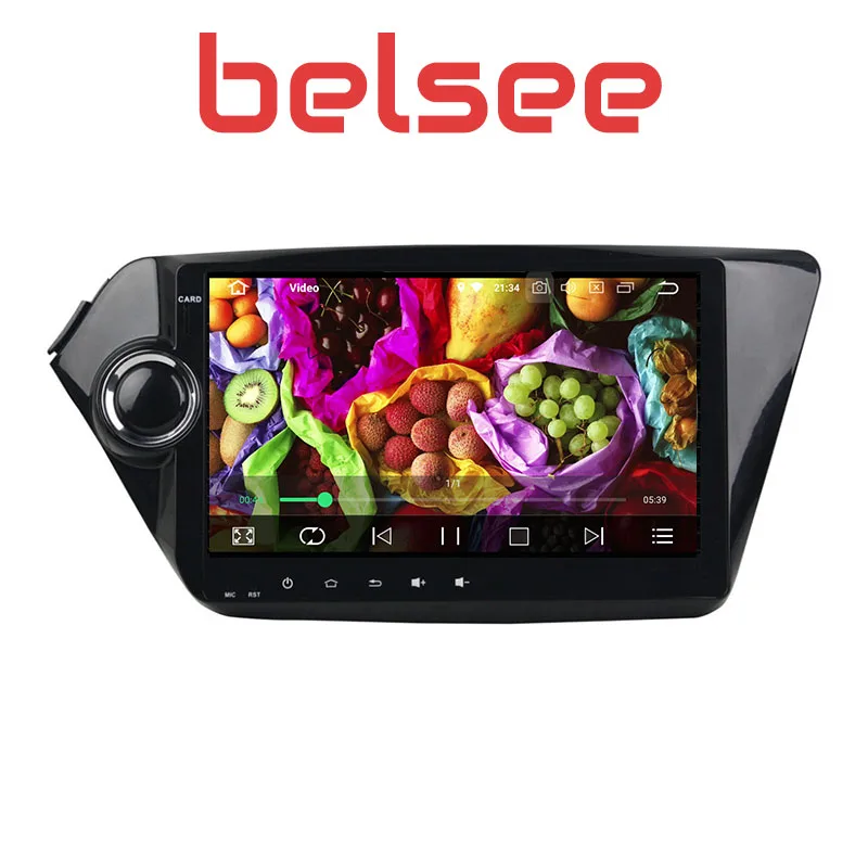 Excellent Belsee Kia K2 Android 8.0 Car Radio Stereo GPS Navigation Autoradio 2 Din Unit Split Screen IPS 4GB 8 Core Bluetooth Mirrorlink 0