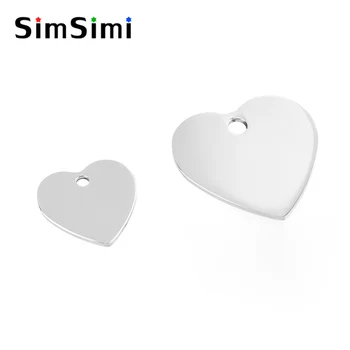 50pcs/lot Stainless Steel Blank Heart Tag Charm For Jewelry Making Mini Heart Charms Print Tags Mirror Polished Wholesale
50pcs/lot Stainless Steel Blank Heart Tag Charm For Jewelry Making Mini Heart Charms Print Tags Mirror Polished Wholesale