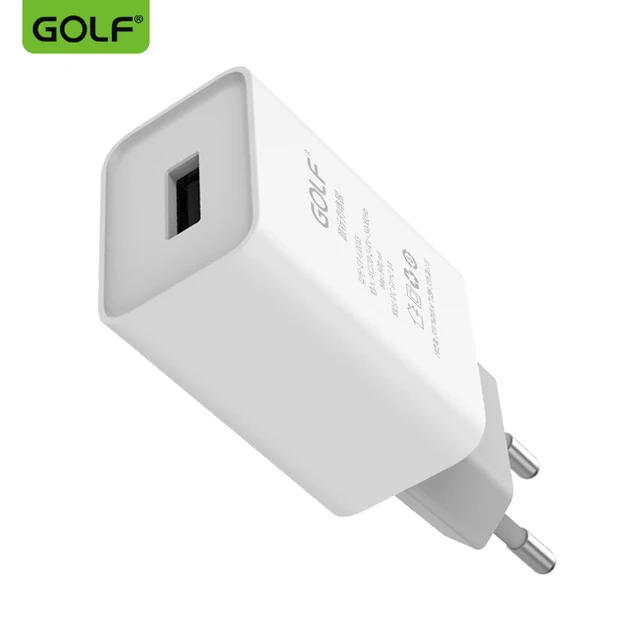 Best Offers GOLF EU 5V2.1A USB Charger Travel Wall Charger Adapter Smart Mobile Phone Tablets Charger for iPhone Samsung Huawei Xiaomi HTC