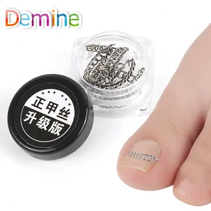 12 шт./кор. вросших носком проволочный фиксатор для коррекции ногтей восстановить уход паронихии файл патч корректор для ног для педикюра, инструмент - изображение