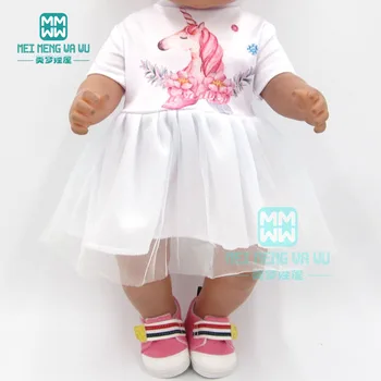

Dolls Clothes for 43-45cm new born doll accessories and American doll OG girl fashion casual dress