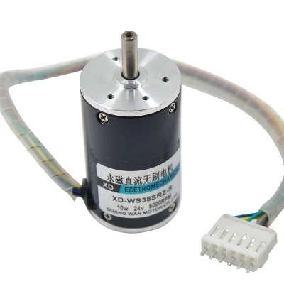 

1PC Permanent magnet DC brushless motor High speed motor Electric motor Positive and negative motor Built-in driver