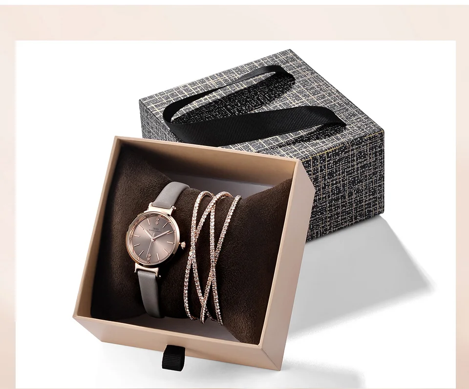 feminino relógio pulseira conjunto para o presente dos namorados