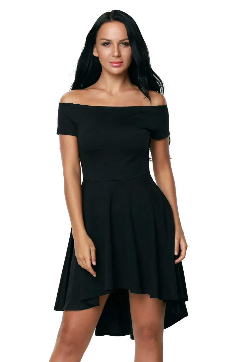 Black-All-The-Rage-Skater-Dress-LC61346-2-1