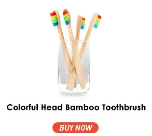 Colorful Head Bamboo Toothbrush