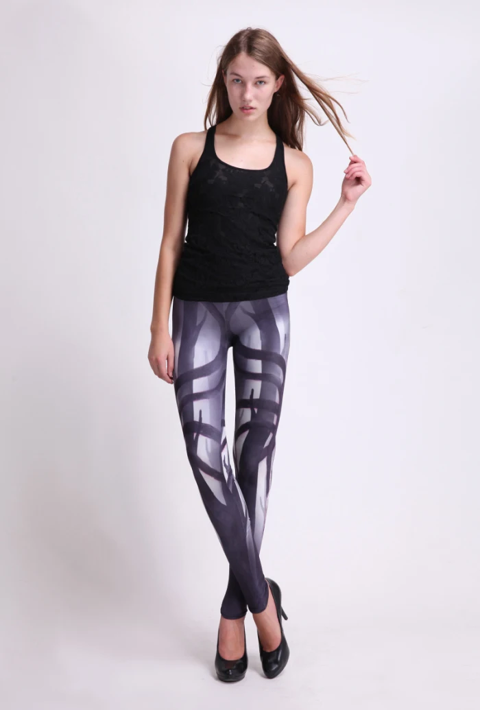 Горячая 3D Скелет женские панк черные штаны для бега дышащие эластичные Хэллоуин Череп Беговые брюки S до 4XL 10 узоров
