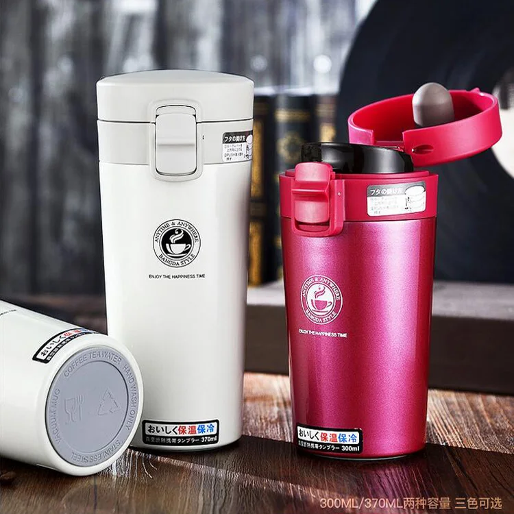 

Free Customization Travel Premium Stainless Steel 304 Thermal Bottle Coffee Mug Cup Vacuum Cups Thermo Bottle