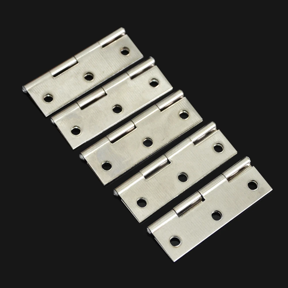 True Color Iron Door Hinges Durable Metal Hinge Hand Tools Wooden Box Furniture Accessories Window Hinge