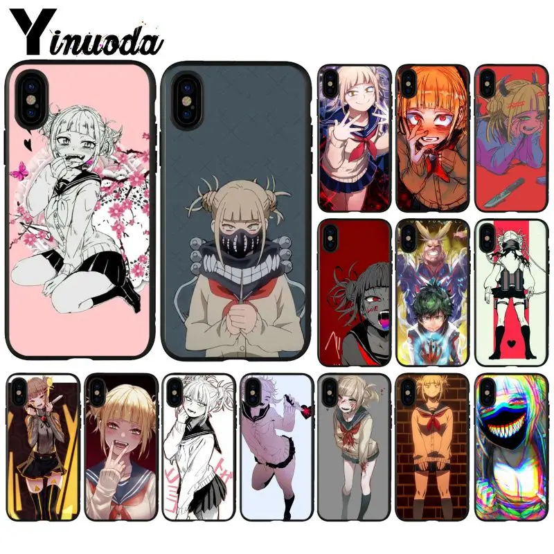 Чехол для телефона с принтом My hero academic Himiko Toga DIY чехол iPhone 6S 6plus 7 7plus 8 8Plus X Xs MAX 5 5S XR |