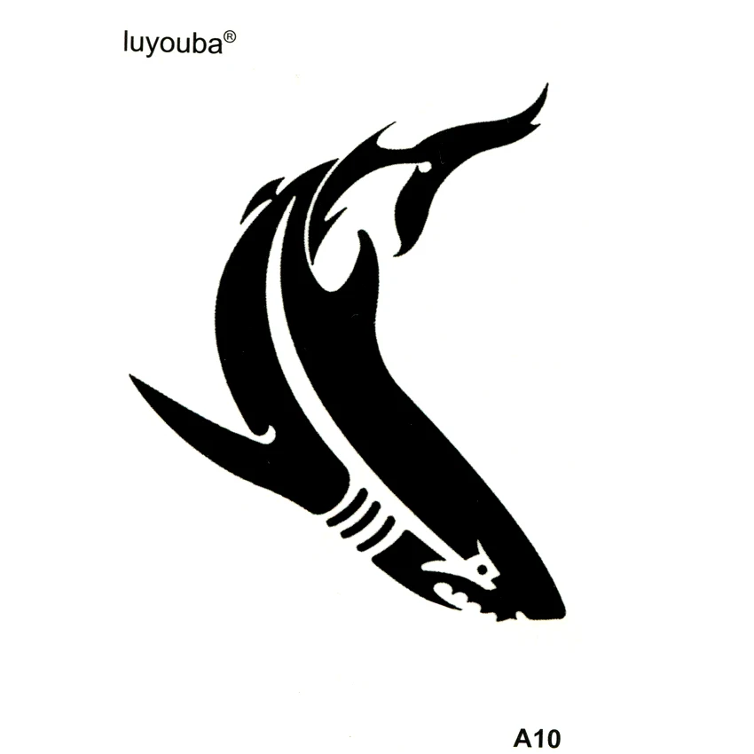 Тату временные водостойкие Shark наклейка для боди-арта | Красота и здоровье