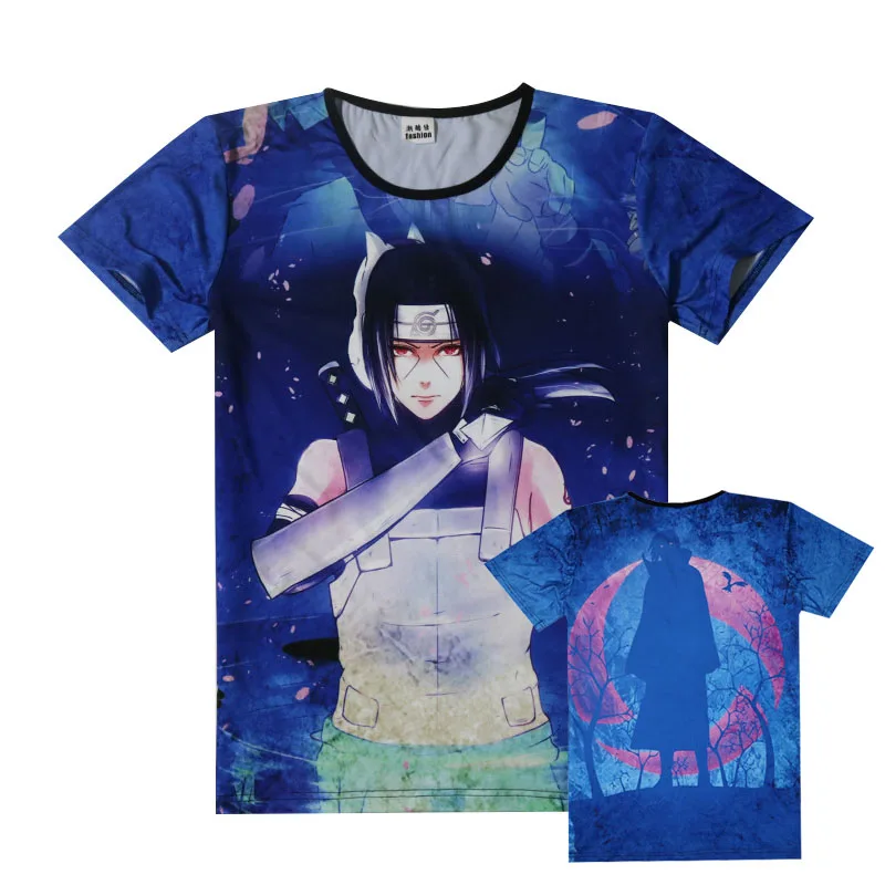 Chaos World Garçon Naruto T-Shirt Impression en 3D Uzumaki Uchiha Sasuke Ninjutsu Soirée à thème Naruto