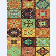 Богемный стиль гостиная Большой ковер скандинавский журнальный столик спальня йога ковер Американский ковер бархат Печатный нескользящий коврик на заказ