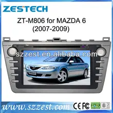 ZESTECH 8inch new mazda 6 HD CAR DVD player Window CE 6.0 system FM/AM USB SD Bluetooth IPOD GPS TV ,CAN BUS