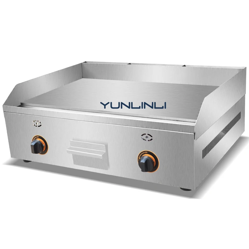 Gas Grilling Machine Teppanyaki Frying Pan Commercial Sausage Roasting