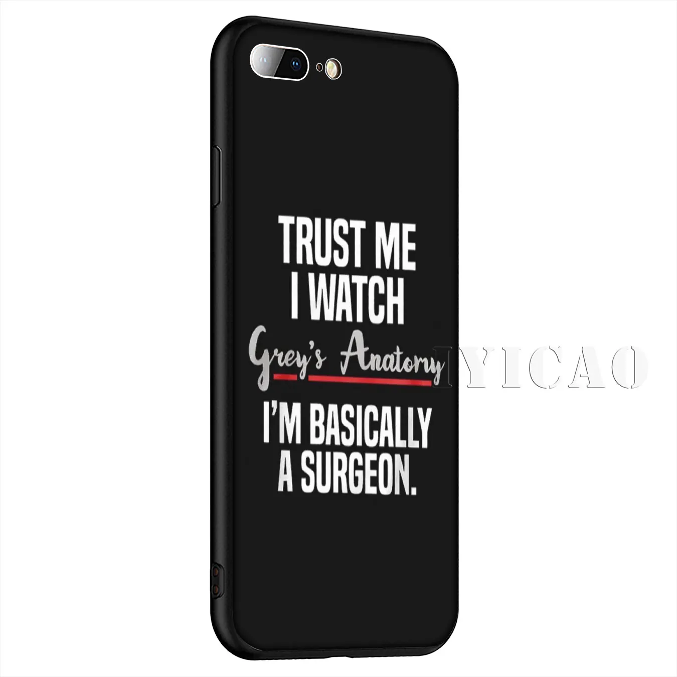 Силиконовый мягкий чехол greys anatomy для iPhone 11 Pro Max XR X XS 8 7 6 6S Plus 5 5S SE|Бамперы| |