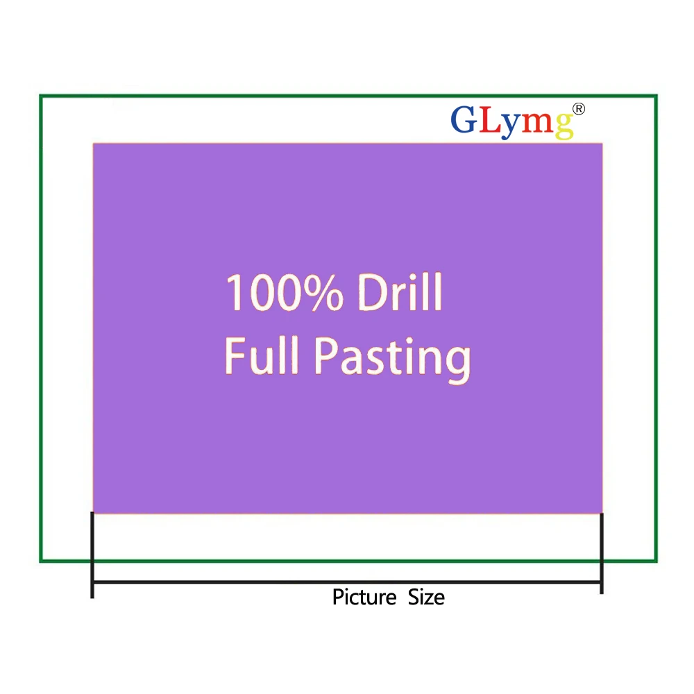 GLymg полная дрель 5D DIY Ручная Алмазная вышивка крестиком Ремесленная живопись зимний замок дерева алмаз для алмазной вышивки декоративный настенный