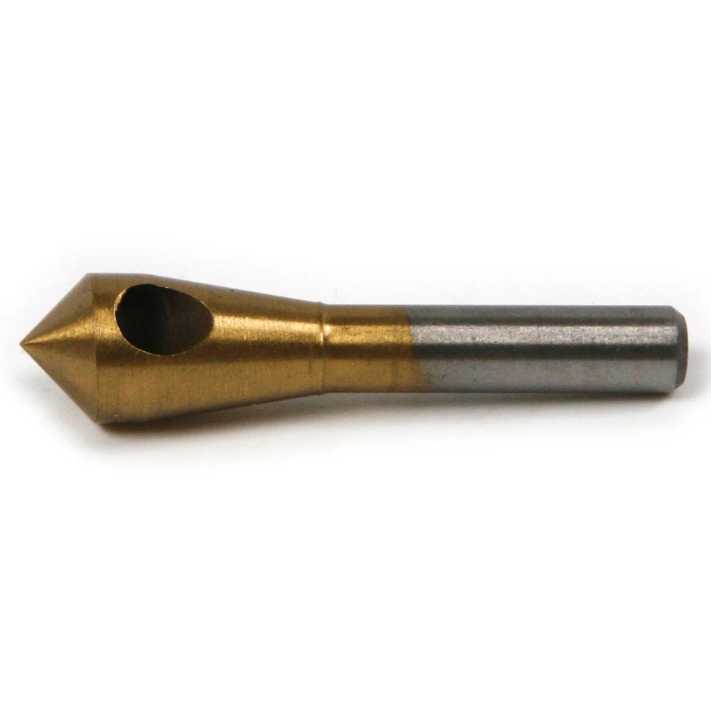 1Pcs PVC Panel Aluminum Sheet Chamfer Countersink Bit HSS Round Handle