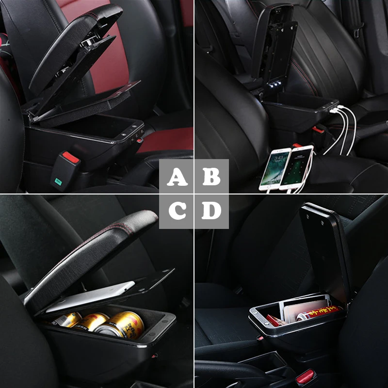 

Auto Car Armrest Box Modified For Peugeot 301 Citroen C-Elysee C Elysee 2016 2015 2014 2013 Cup Holder Ashtray Accessories