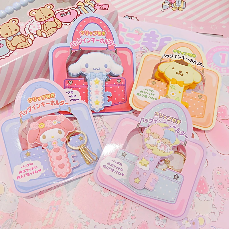 1 Pc Cute Cartoon Cinnamoroll my Melody Little Twin Stars Pudding Dog Comics Hair Pin Hair Clip for Girls Gift Toy Figure-4