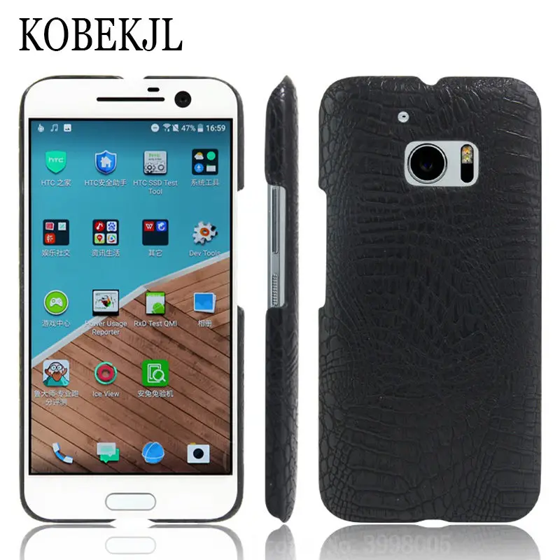 

For HTC 10 Case HTC 10 Case 5.2" Luxury Crocodile PU Leather Retro Hard Phone Case For HTC M10 Case HTCM10 HTC10 M 10 Back Cover