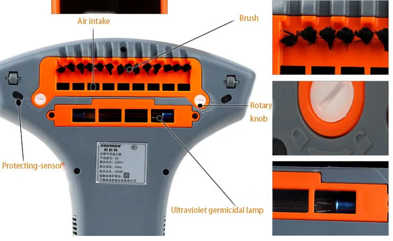 Вакуумный Очиститель аспиратор уф бактерицидный очиститель клещей коллектор умная кровать вакуумный Acarid-killing Многофункциональный