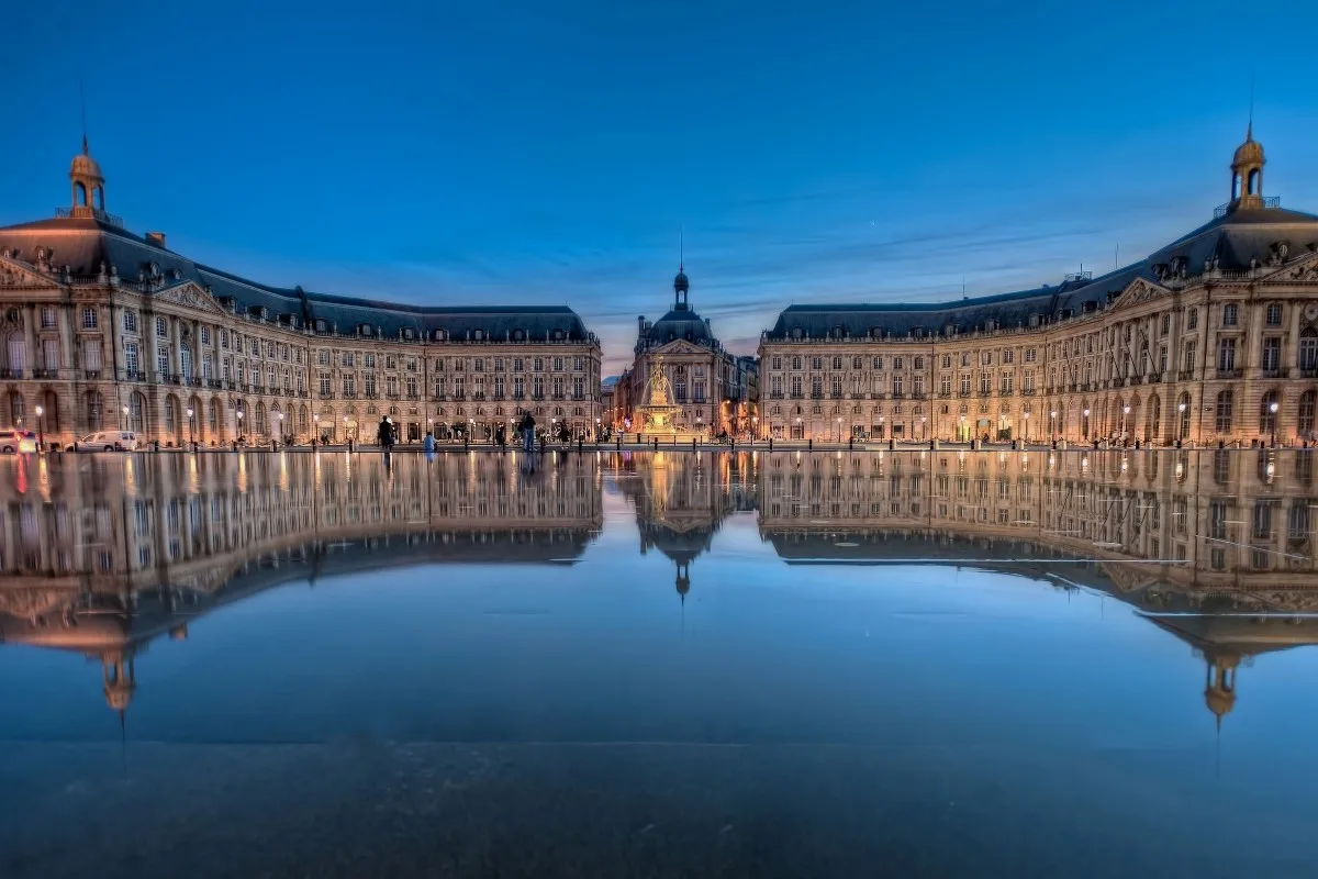 

Place de la bourse Bordeaux France 363PFJ fabric poster custom print (frame available) for wall art room decor home decoration