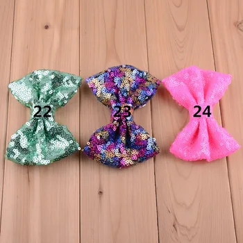 

300pcs/lot 11.5CM Baby Girl DIY Sequined Bow Flower Headwear Accessories