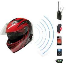 DOT Bluetooth Интерком интегрированные модульные шлемы полное лицо мотоциклетный шлем