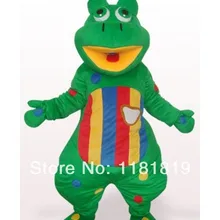 Талисман зеленый Лягушка маскот костюм модный на заказ костюм анимэ косплей наборы маскот платье карнавальный костюм