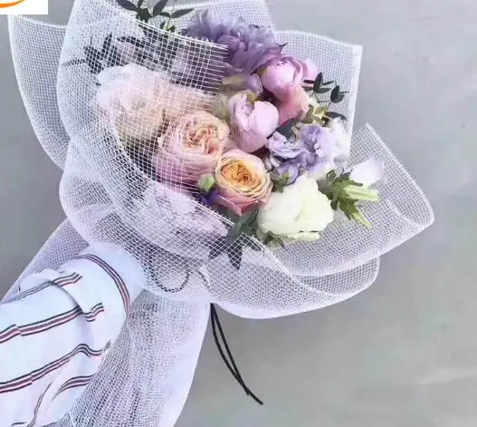 

Flower Wrapping Mesh Paper Korean Novelty Gift Flower Shop Packaging Material Florist Bouquet Gift Packaging