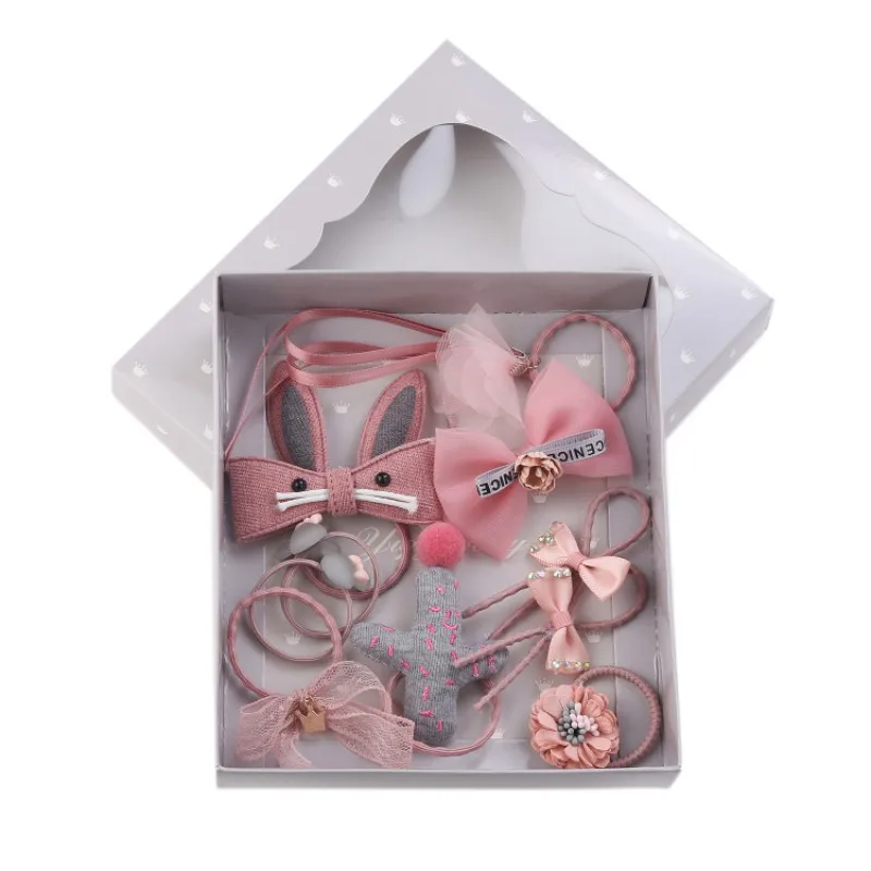 

Baby Headband Girl Hair Accessories Set Baby Hair Clips Princess Headwear Set 2018