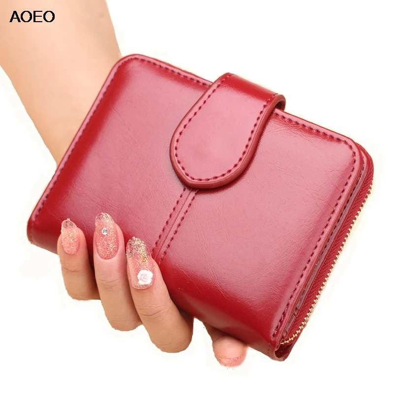 

AOEO Small Purse Women Six Card Holder One Money Cash Bag And Zipper Coin Purses Korean Girls Wallet Mini Wallets Female